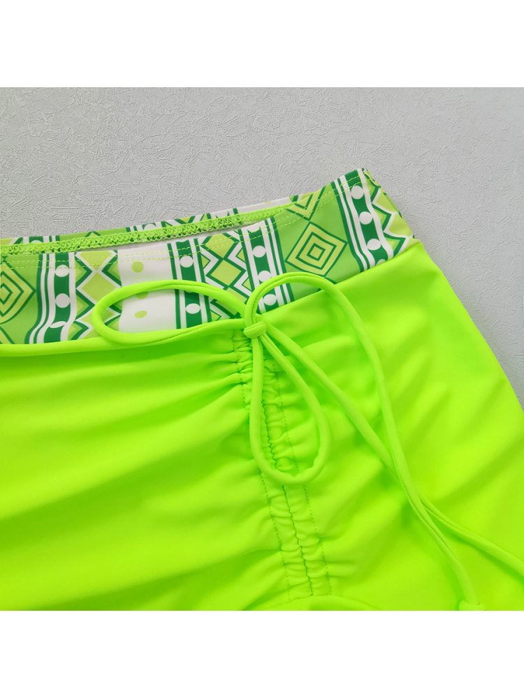 Halter Neck Sleeveless Backless Bikinis Sets - HCWP 