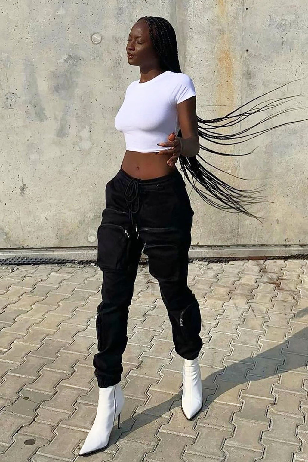 Robin Crop Top - White - HCWP 