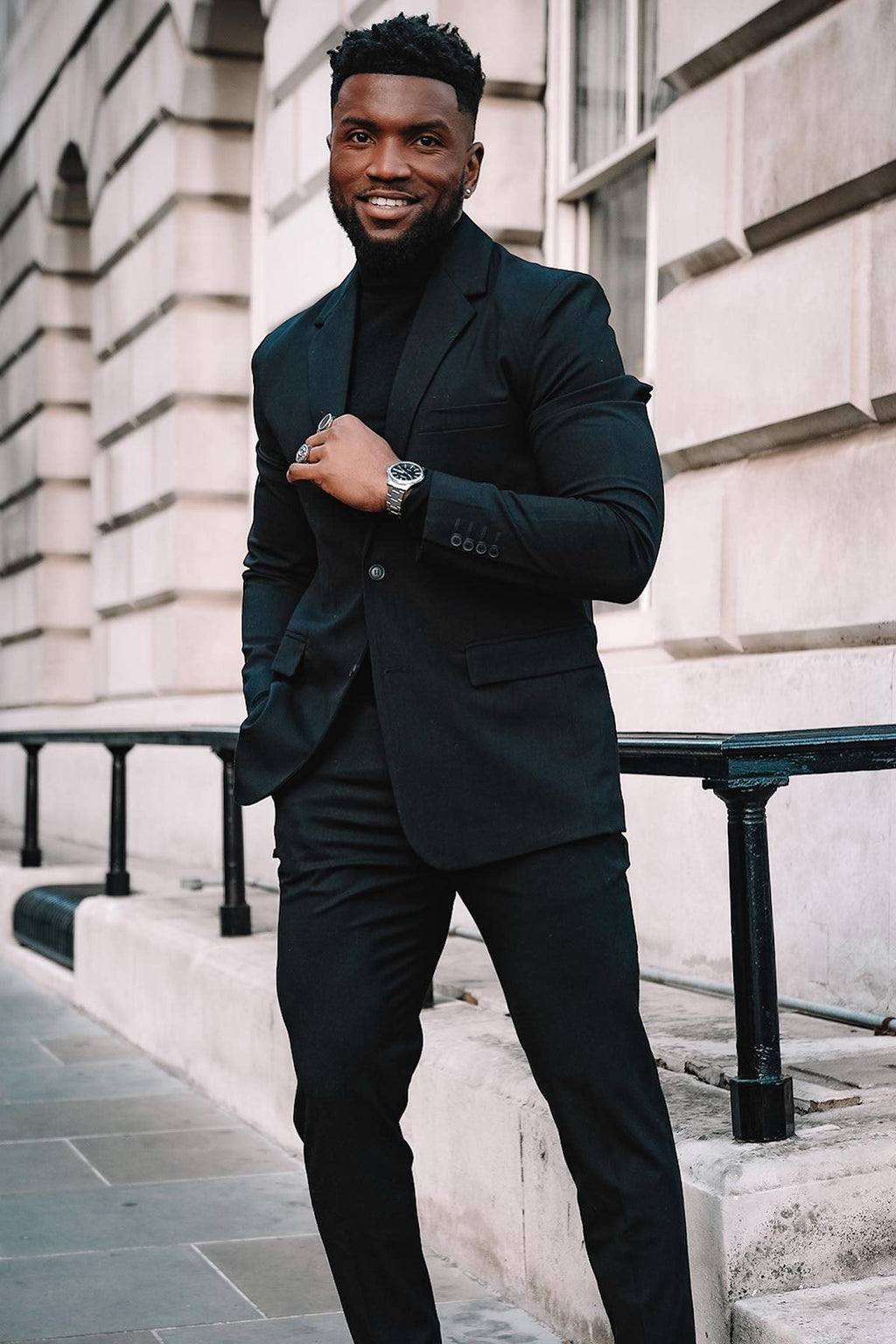 The Modern Stretch Suit Jacket - Blue - HCWP 