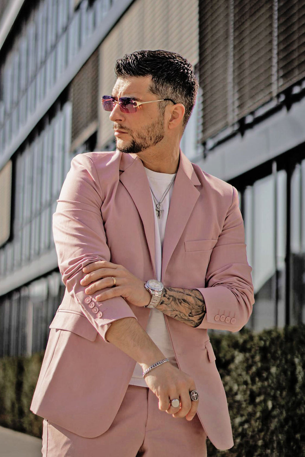 The Modern Stretch Suit Jacket - Blue - HCWP 