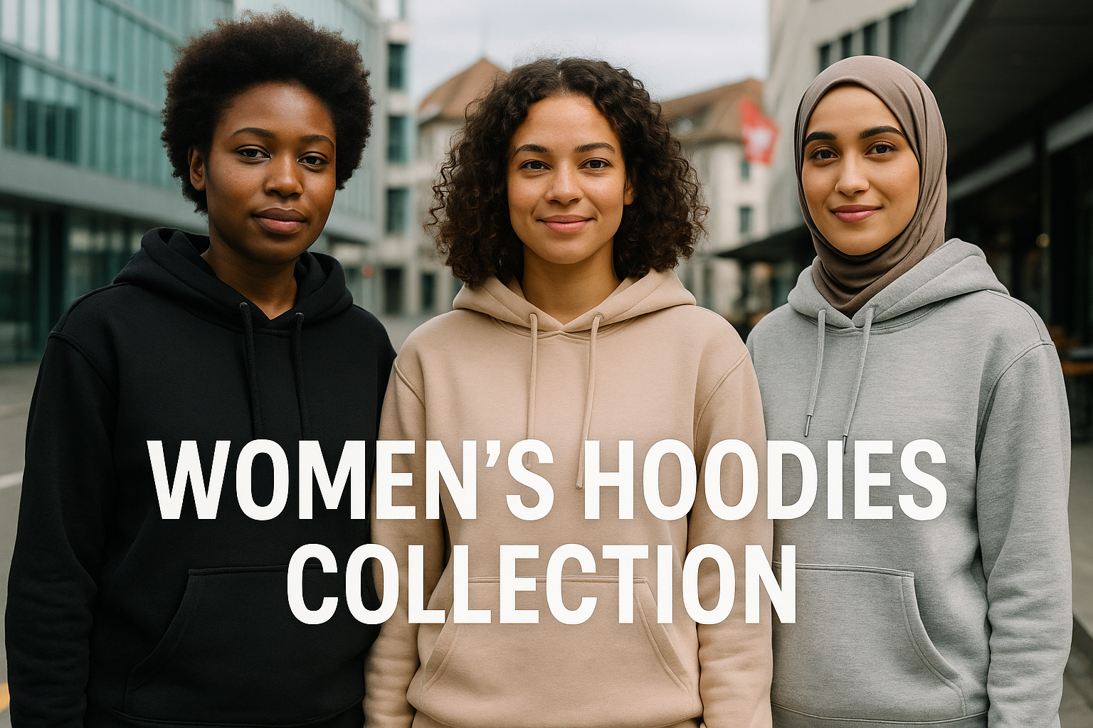 Women's Hoodies Banner - Zürich Setting
