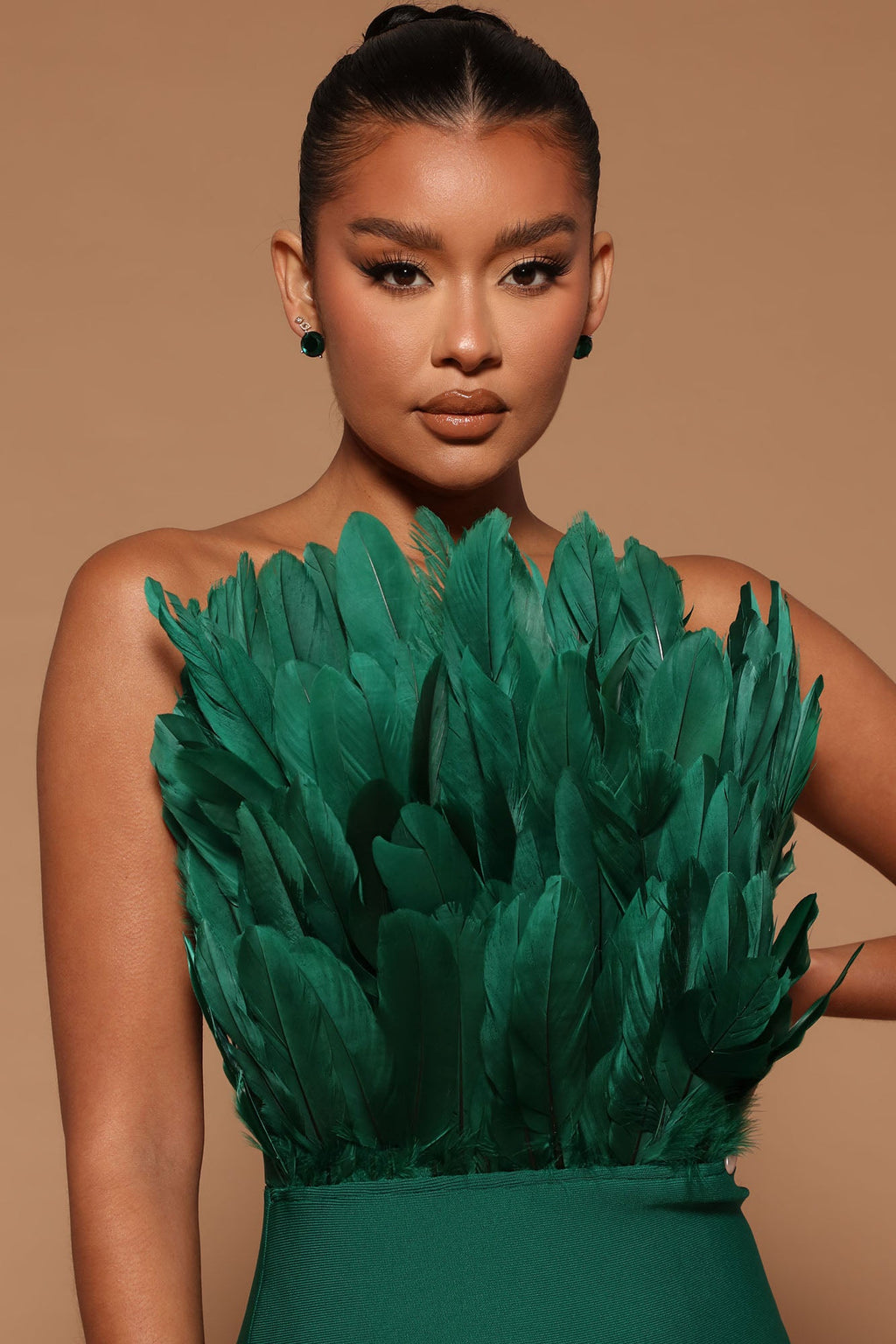 Marianna Bandage Midi Dress - Hunter - HCWP 