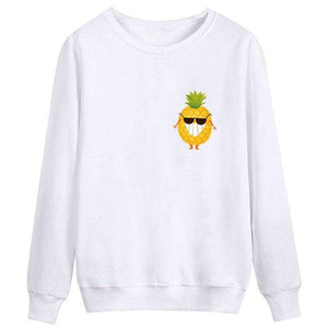 pineapple printed Sweatshirt Mens
