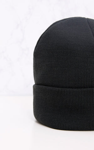 Black Beanie Hat - HCWP 
