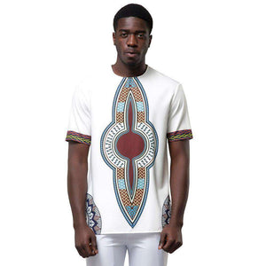 White African Print Dashik T-shirt
