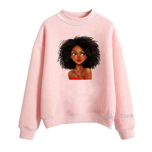 Poppin Afro Queen pullover