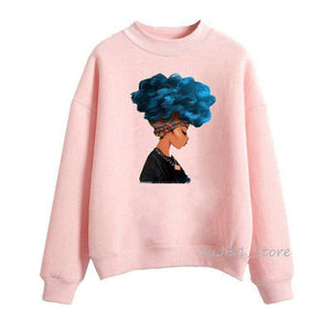 Poppin Afro Queen pullover