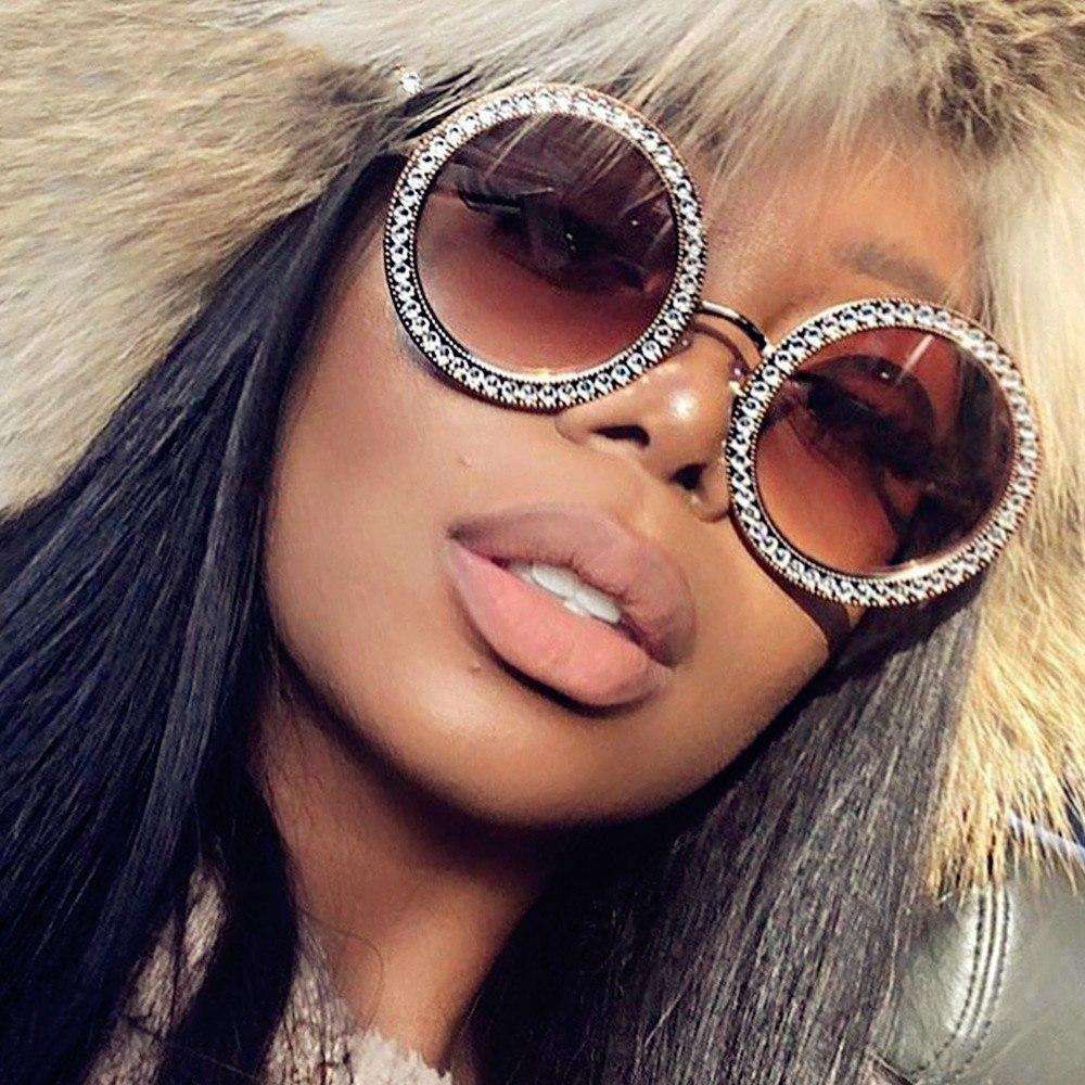 Runde Kristall Shades UV400