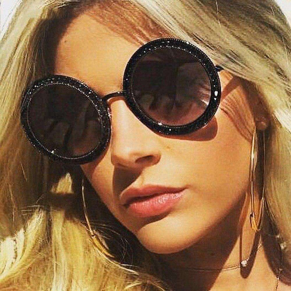 Runde Kristall Shades UV400