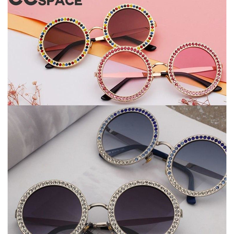 Runde Kristall Shades UV400