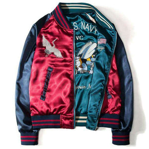 Two Sides Embroidery Bomber