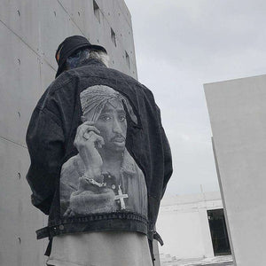Tupac Shakur Jean Coat