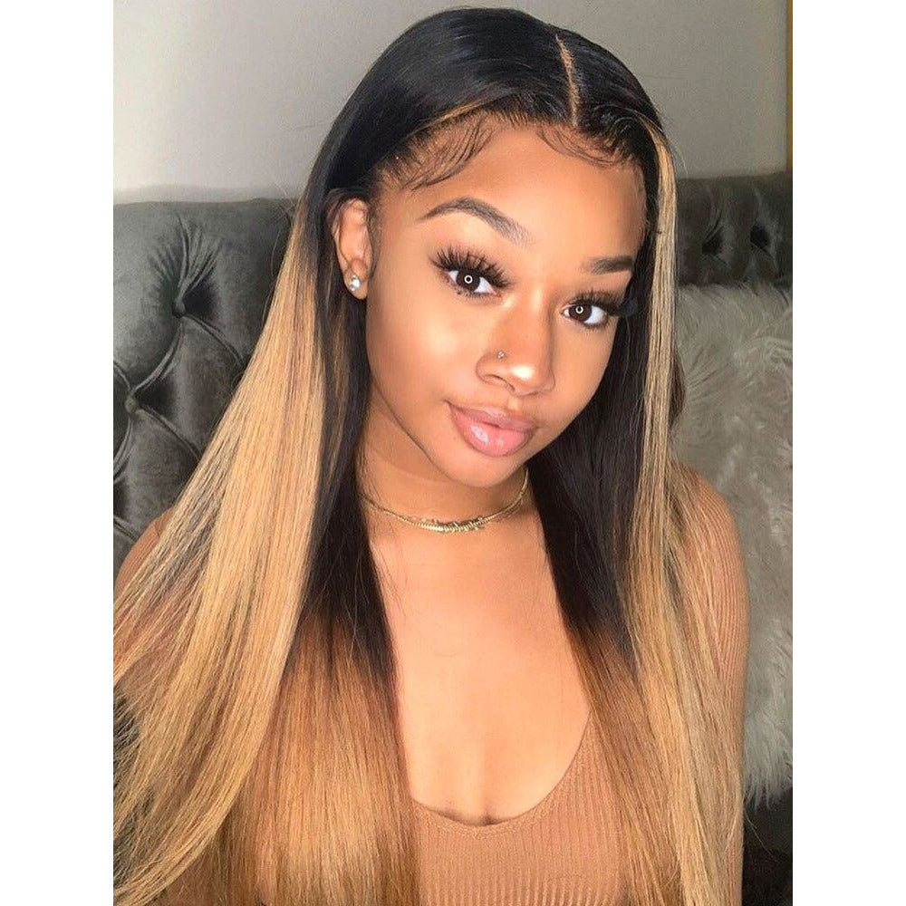 Ombre Honey Blonde Brazilian Hair Bundles Deal