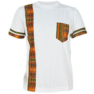 short sleeved african men clothing