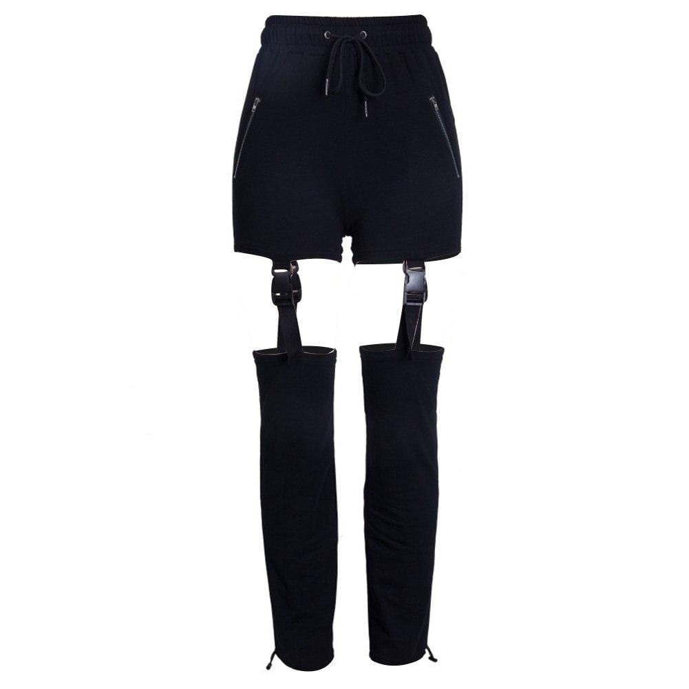 Zippered High Waist Pants