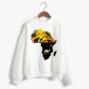 Africa Map Pullover