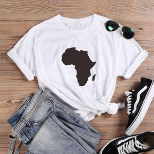 Africa Map T Shirt