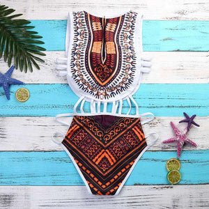 African Dashiki Swimwear