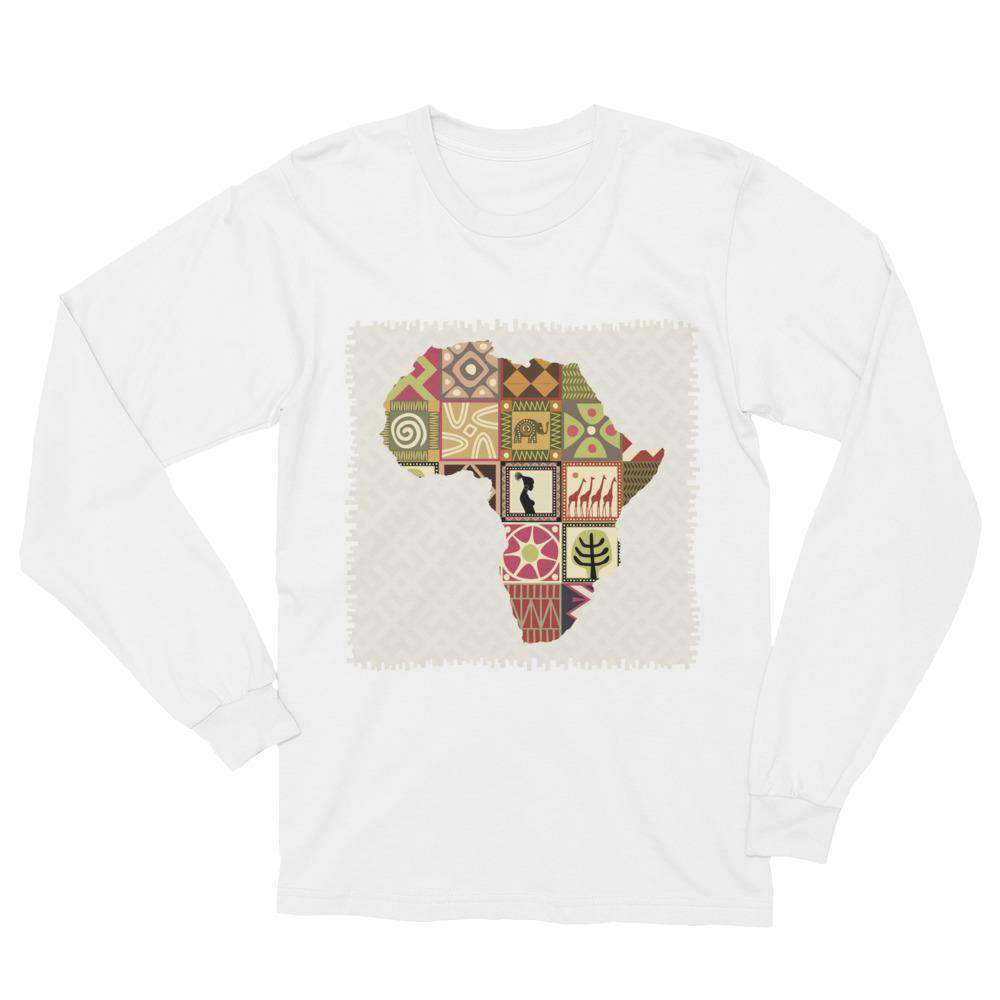 Africanmap Long Sleeve T-Shirt