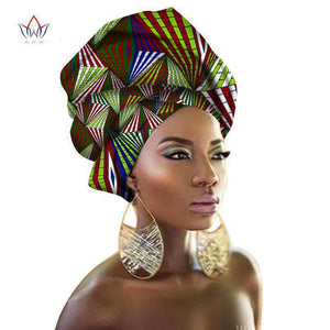 Afrikanische Haar Kopf Schal