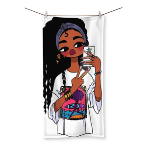 Afrogirl Beach Towel
