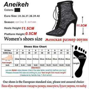 Aneikeh Mesh High Heels