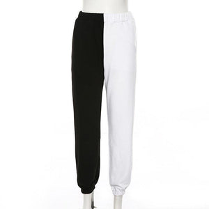 Black and White casual sporty trousers