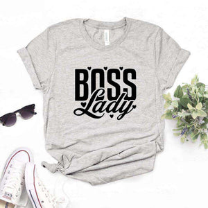 Boss Lady Print Women Tshirts