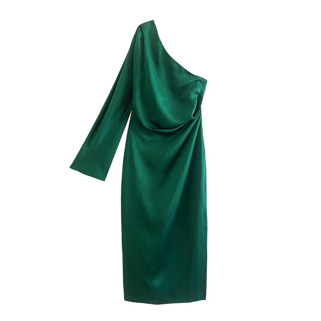 By Tonight Satin Dress