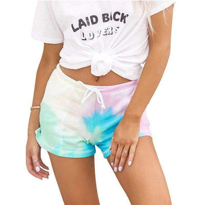 Casual Tie-dyed Shorts