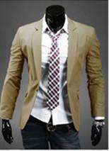 Classic one button multi color casual men's suit