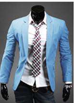 Classic one button multi color casual men's suit
