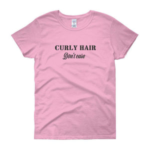Curly Hair Women's short sleeve t-shirt