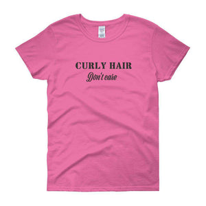 Curly Hair Women's short sleeve t-shirt