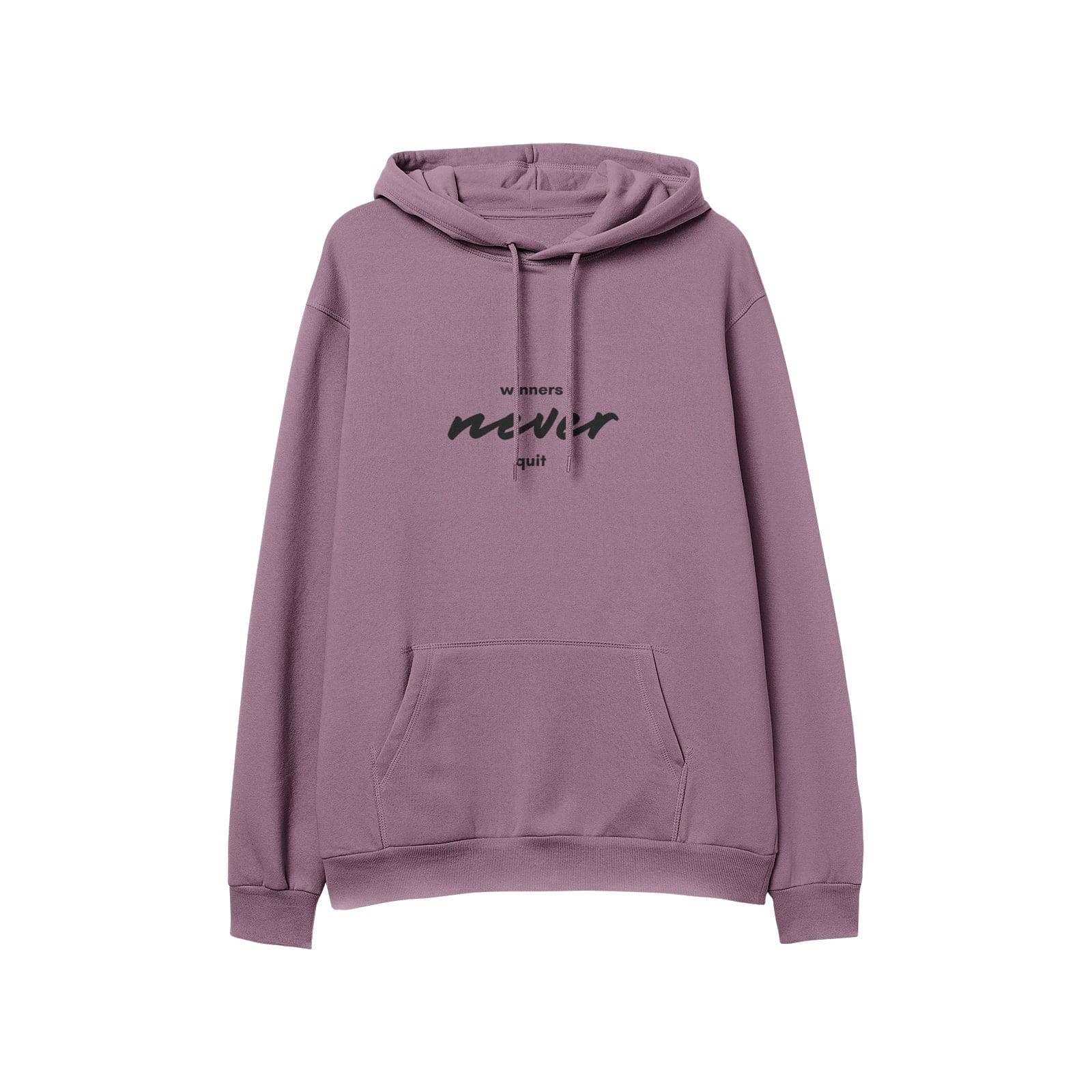 Winners never quit Men's Soft Cotton Hoodies - HCWP 