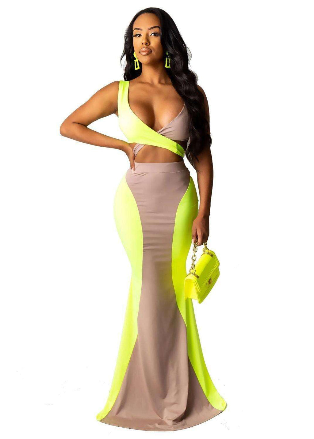 Djibouti long skirt and top set