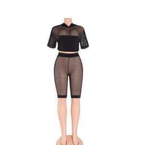 Fish Net two pieces Set