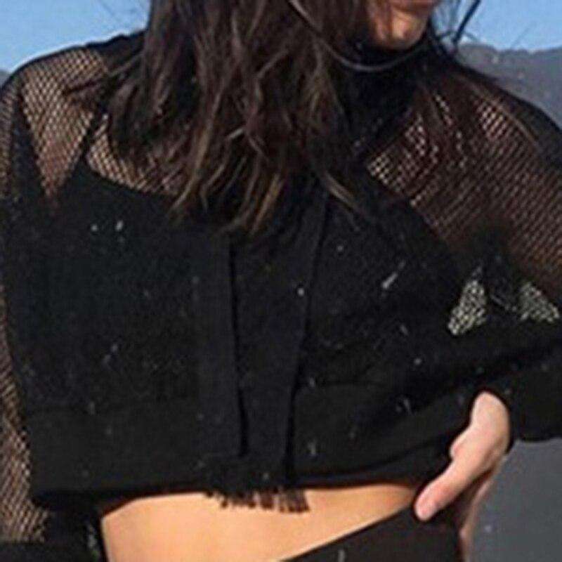 Gaoke Mesh Top Mit Kapuze