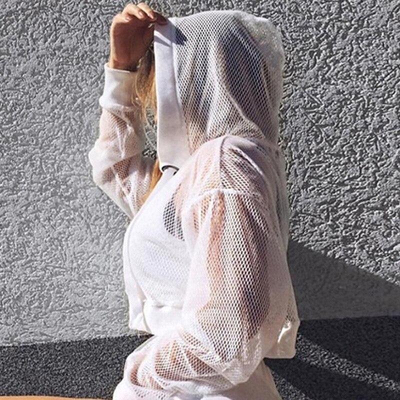 Gaoke Mesh Top Mit Kapuze