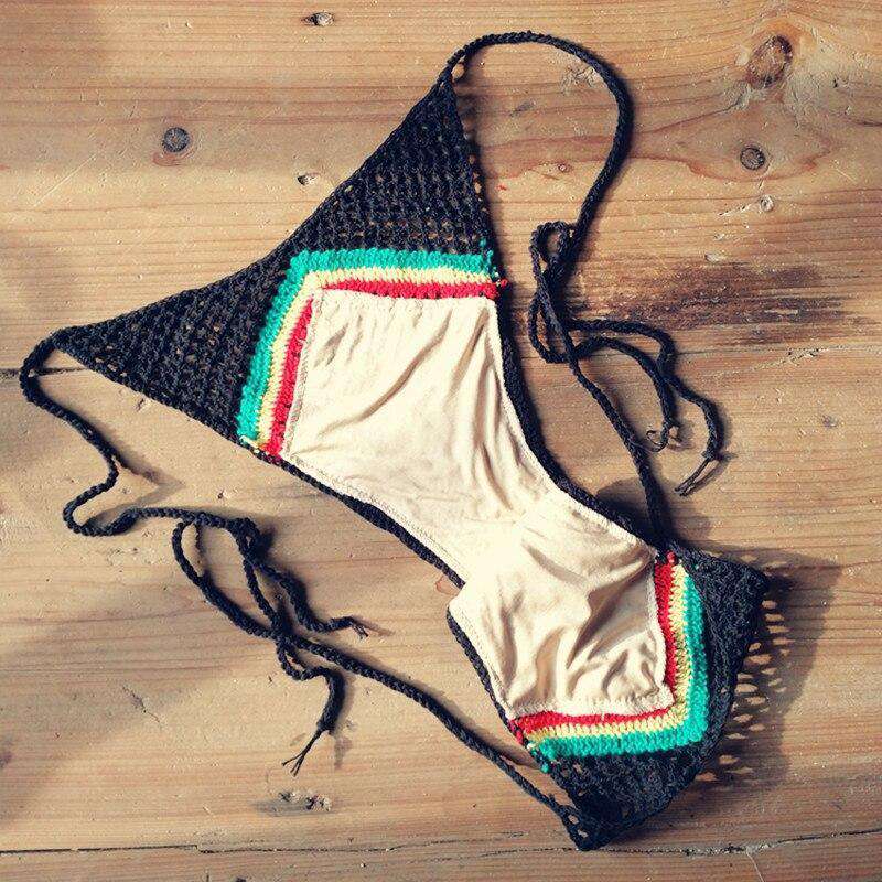 Häkel Rasta Bikini Set