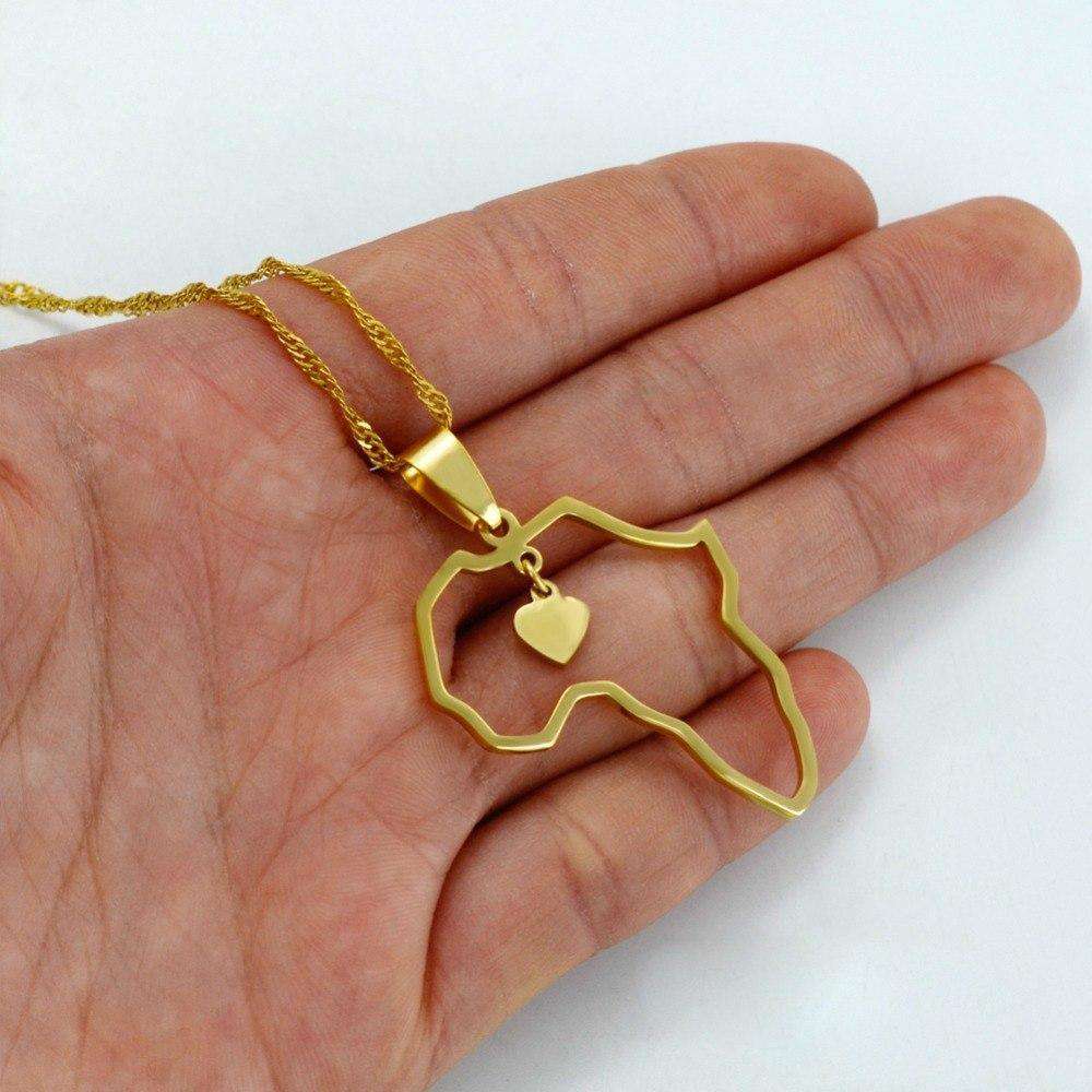 Herz Afrikanische Karte