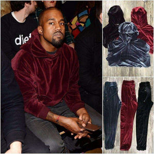 Kanye West Streetwear Samt Hoodies