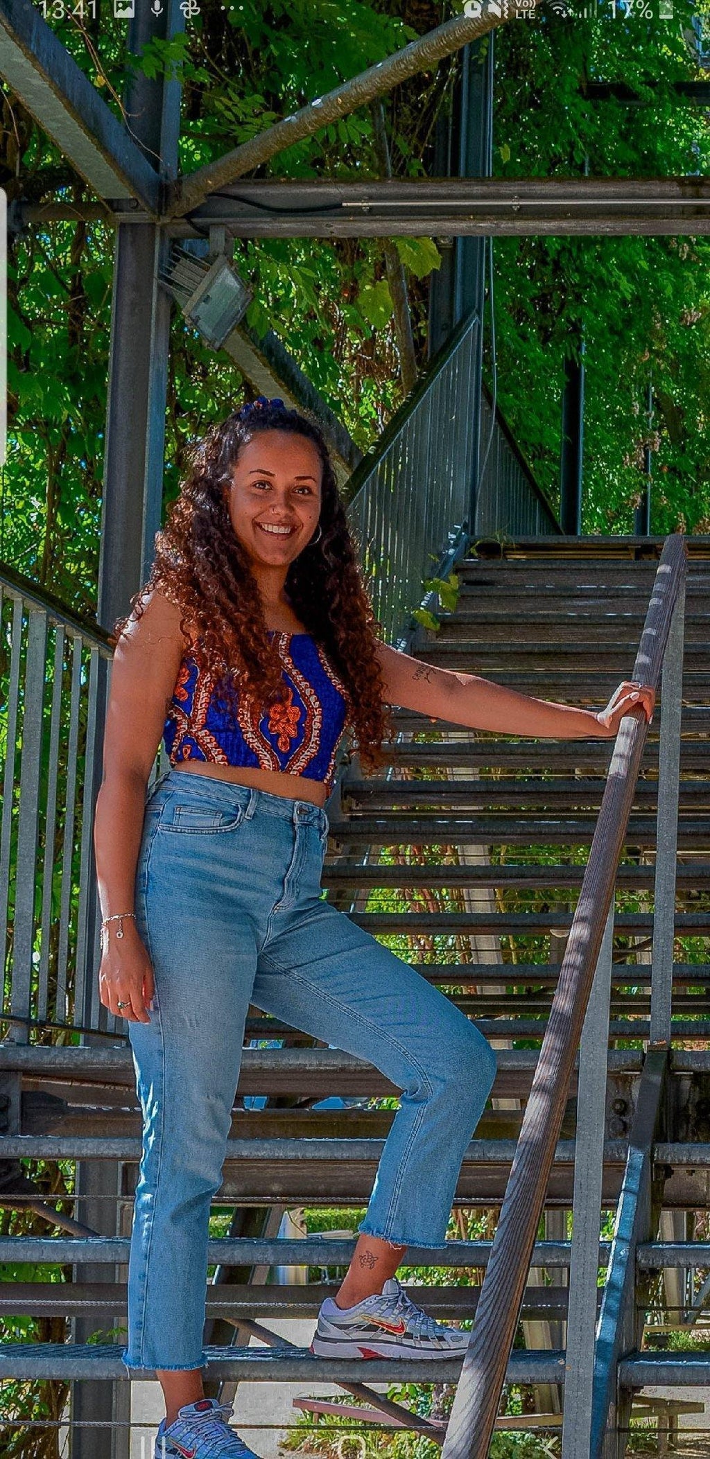 M'akoma Stretchy Kofi Top