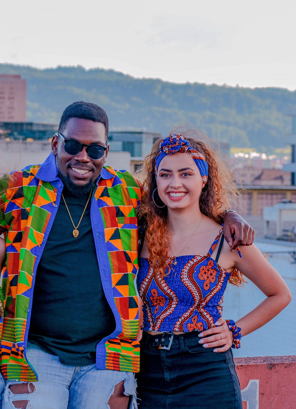 M'akoma Stretchy Kofi Top