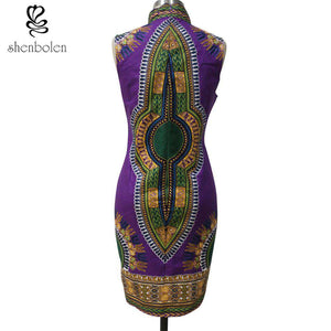 Men Set with African Cotton & mached Women Dresss