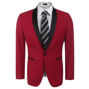 Men Solid Regular Business Jacket Suit