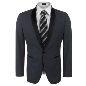 Men Solid Regular Business Jacket Suit