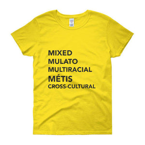 Mixed Race Women's short sleeve t-shirt