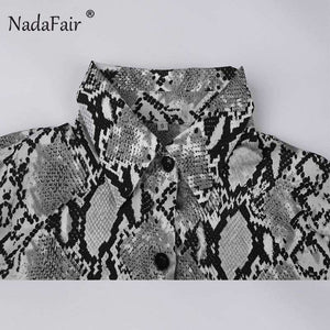 Nadafair snake Maxi Dress