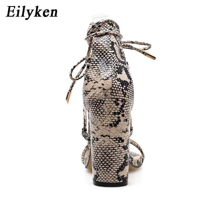 Nandi Snakeskin heel